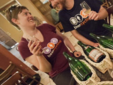 The perfect finish line at Cantillon!